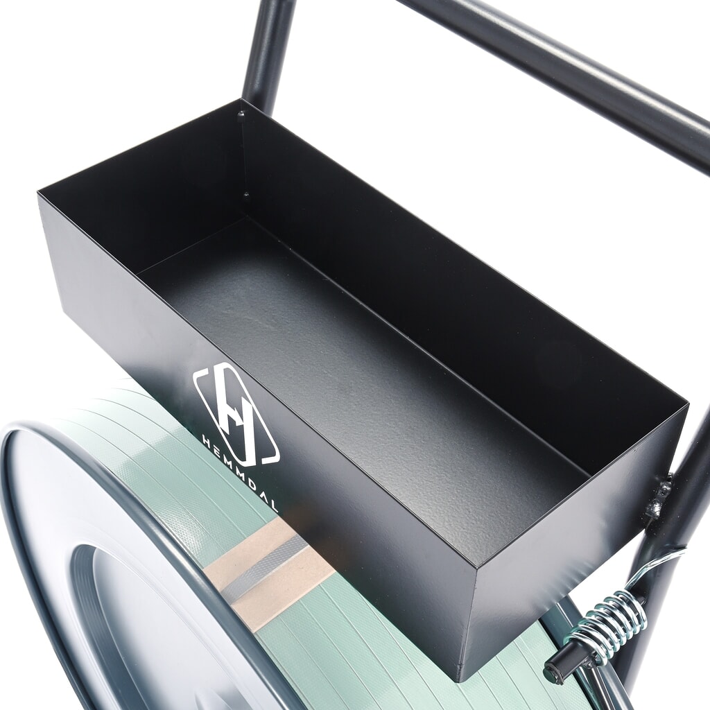 HEMMDAL Abrollwagen für PP/PET-Umreifungsband, ergonomisches 4-Rad-System, Kerndurchmesser 406 mm Produktabbildung Nr. 8: HEMMDAL Abrollwagen für PP/PET-Umreifungsband, ergonomisches 4-Rad-System, Kerndurchmesser 406 mm