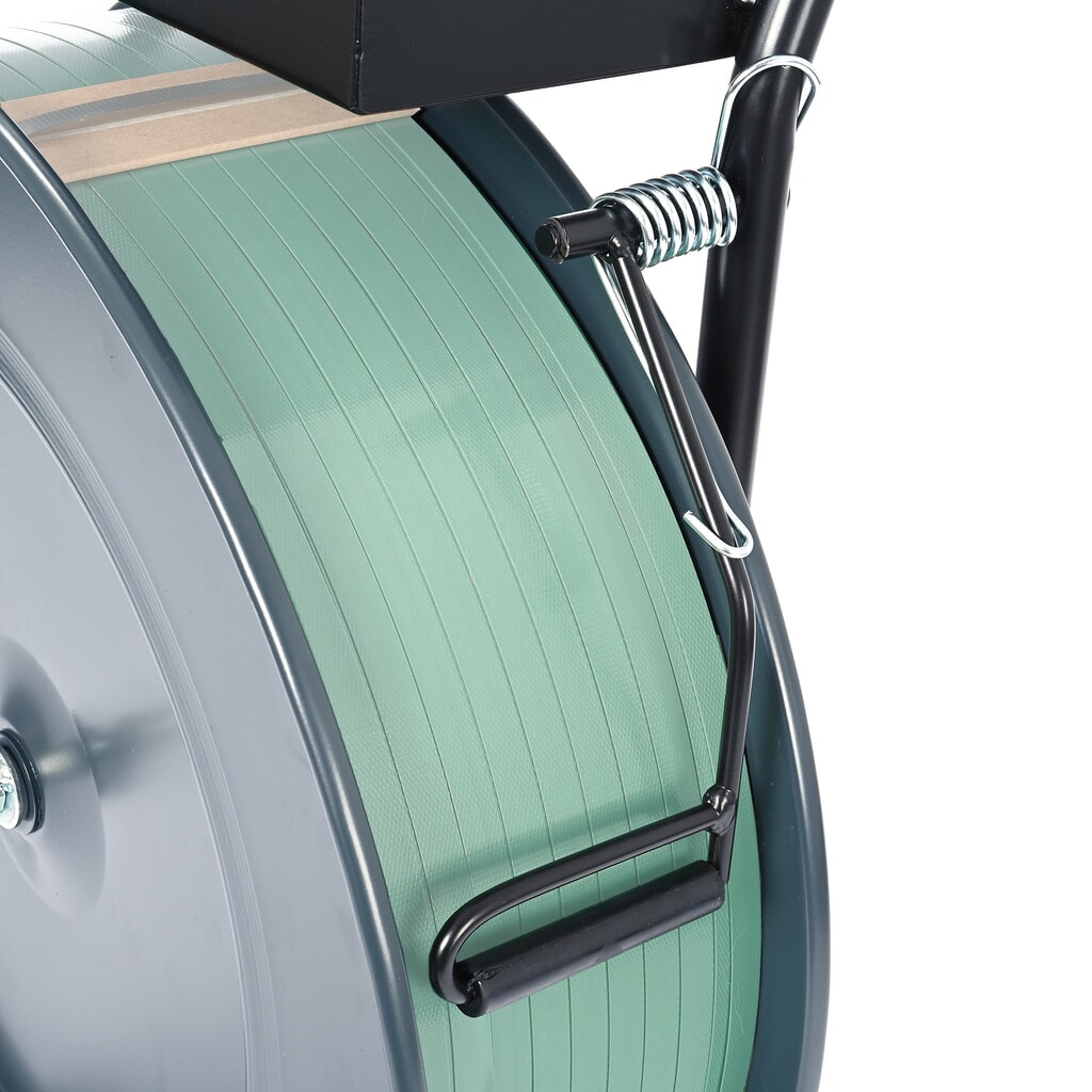 HEMMDAL Abrollwagen für PP/PET-Umreifungsband, ergonomisches 4-Rad-System, Kerndurchmesser 406 mm Produktabbildung Nr. 9: HEMMDAL Abrollwagen für PP/PET-Umreifungsband, ergonomisches 4-Rad-System, Kerndurchmesser 406 mm