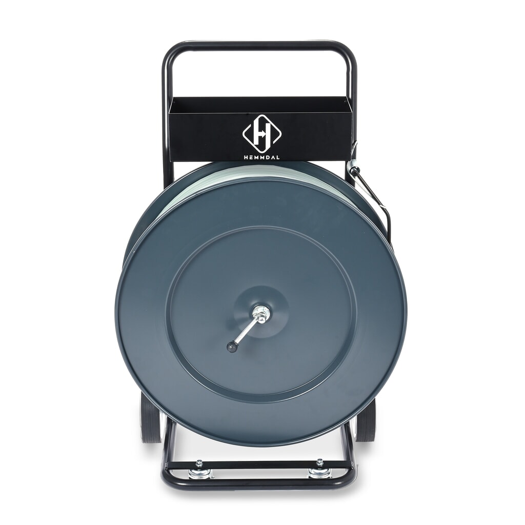HEMMDAL Abrollwagen für PP/PET-Umreifungsband, ergonomisches 4-Rad-System, Kerndurchmesser 406 mm Produktabbildung Nr. 10: HEMMDAL Abrollwagen für PP/PET-Umreifungsband, ergonomisches 4-Rad-System, Kerndurchmesser 406 mm