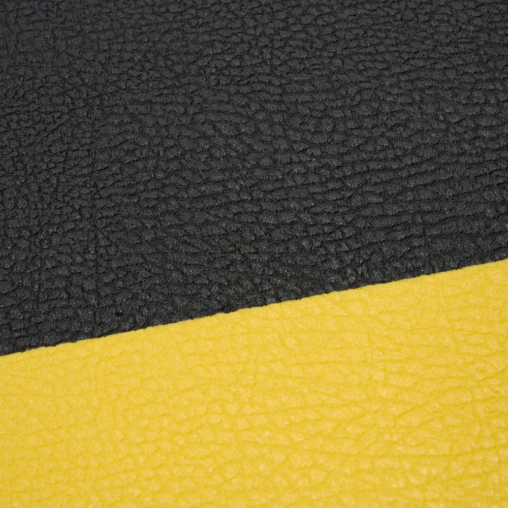 Produktabbildung Nr. 4: HEMMDAL Anti-Ermüdungsmatte ErgoSoft Classic, texturiert, 1-lagig, BxL 600 x 600 mm, schwarz/gelb