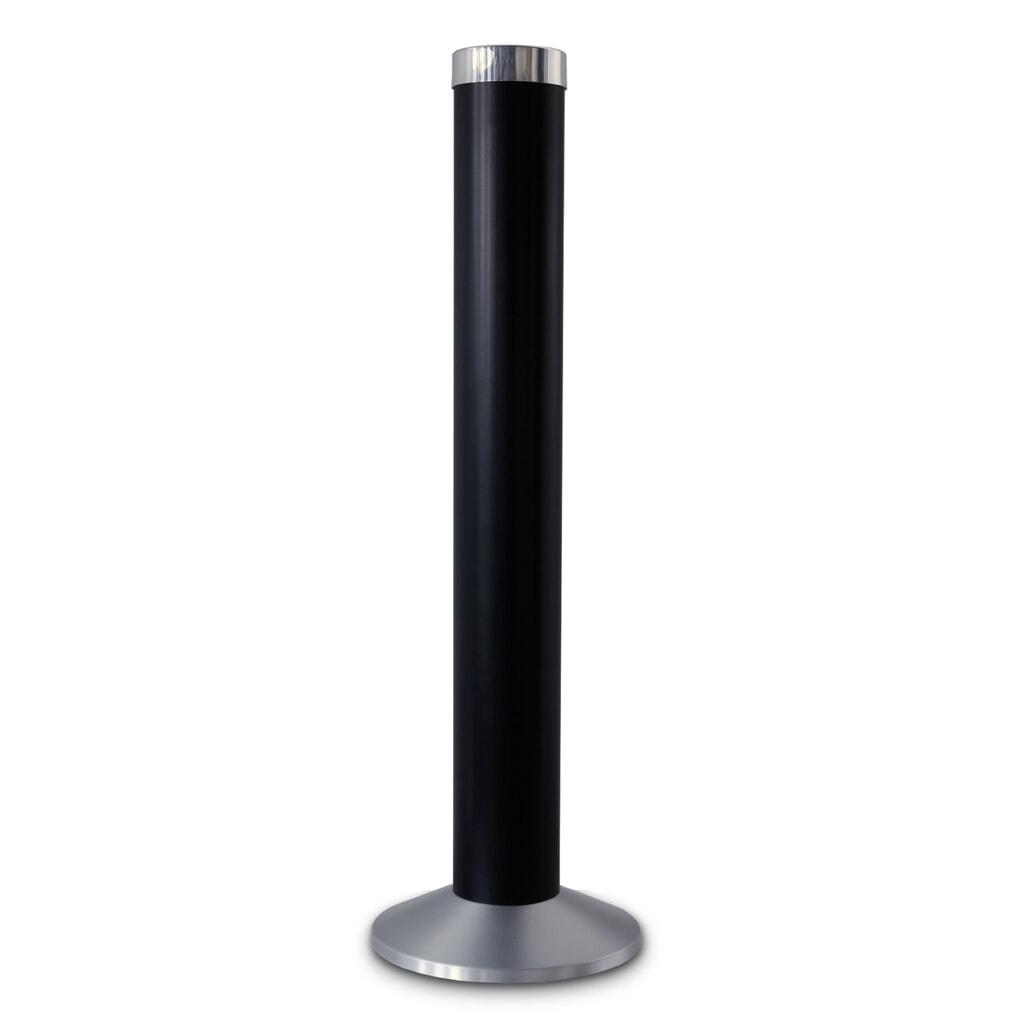 HEMMDAL Aschenbecher-Säule aus Aluminium, schwarz Produktabbildung Nr. 1: HEMMDAL Aschenbecher-Säule aus Aluminium, schwarz