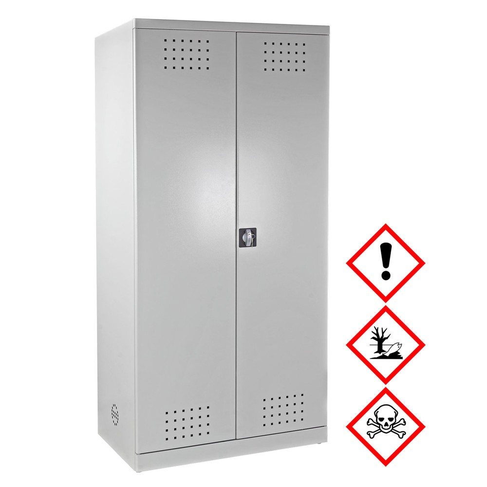 Produktabbildung Nr. 2: HEMMDAL Chemikalien- und Pflanzenschutzmittelschrank, HxBxT 1.920 x 920 x 580 mm, 4 Auffangwannen