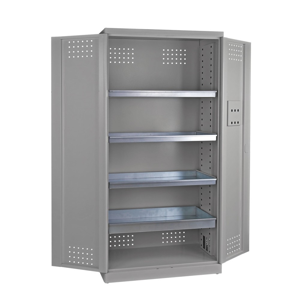 Produktabbildung Nr. 7: HEMMDAL Chemikalien- und Pflanzenschutzmittelschrank, HxBxT 1.920 x 920 x 580 mm, 4 Auffangwannen