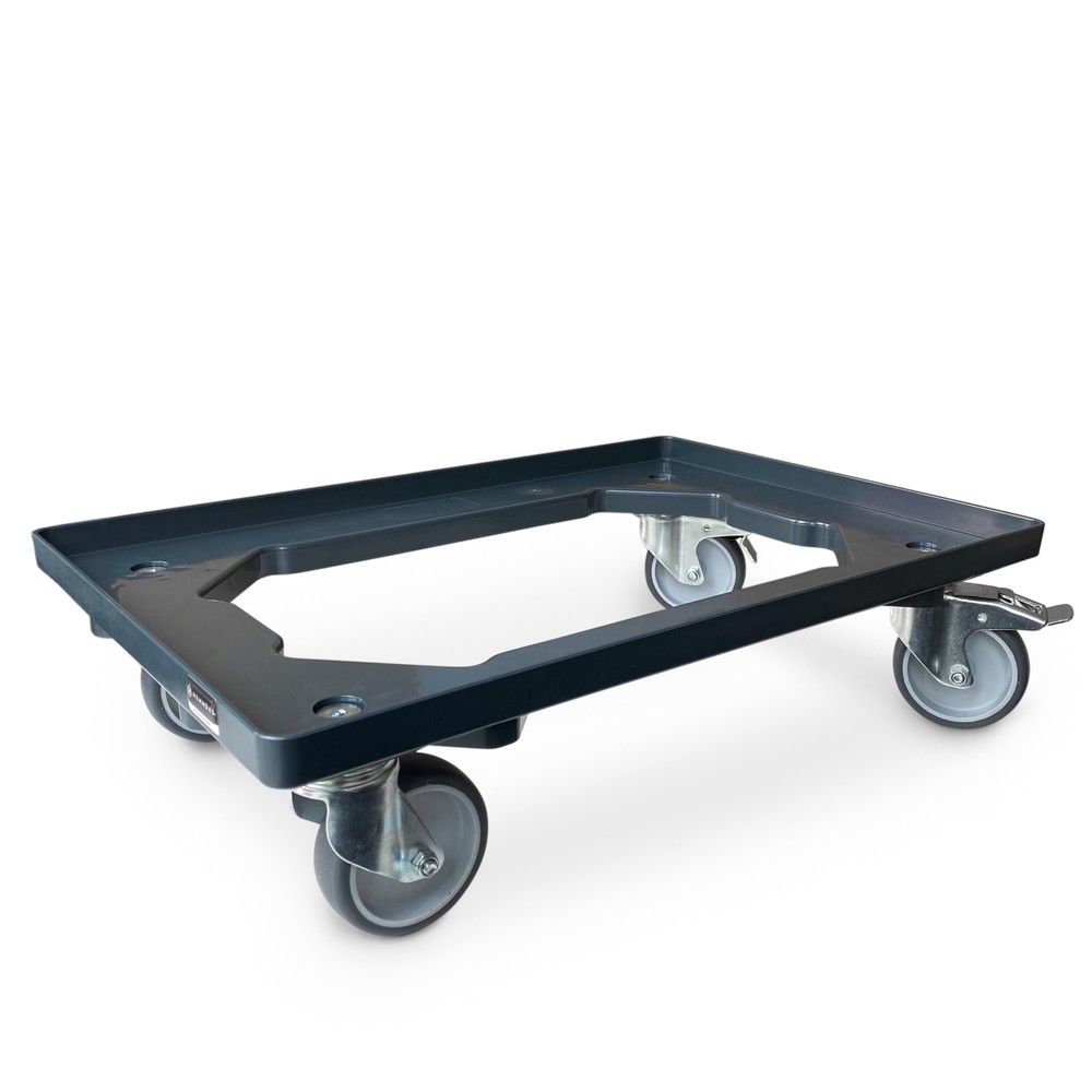 Produktabbildung: HEMMDAL Eurokasten-Roller, Kunststoffrahmen, TK 250 kg, 2 Stk/VE