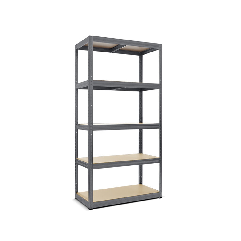 HEMMDAL Fachbodenregal Typ M graphitgrau, Fachlast 200 kg, HxBxT 1.800 x 1.200 x 450 mm Produktabbildung: HEMMDAL Fachbodenregal Typ M graphitgrau, Fachlast 200 kg, HxBxT 1.800 x 1.200 x 450 mm