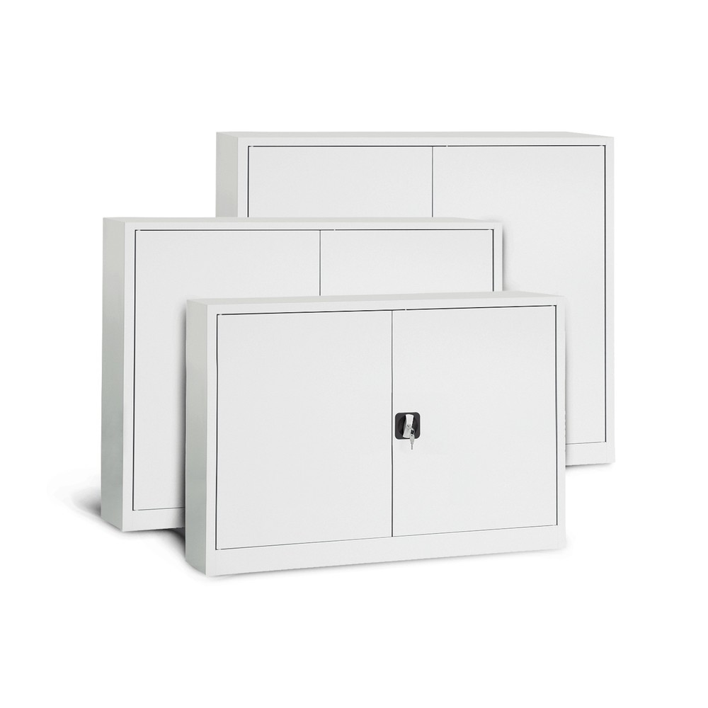 Produktabbildung Nr. 5: HEMMDAL Flügeltürschrank, 3 OH, Breite 925 mm, Höhe 1.200 mm, lichtgrau