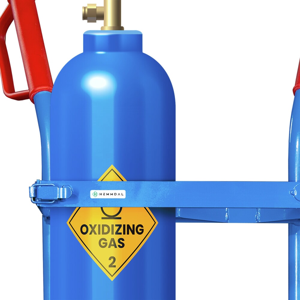 Produktabbildung Nr. 5: HEMMDAL Gasflaschenkarre, für 2 Stahlflaschen à 10 Liter