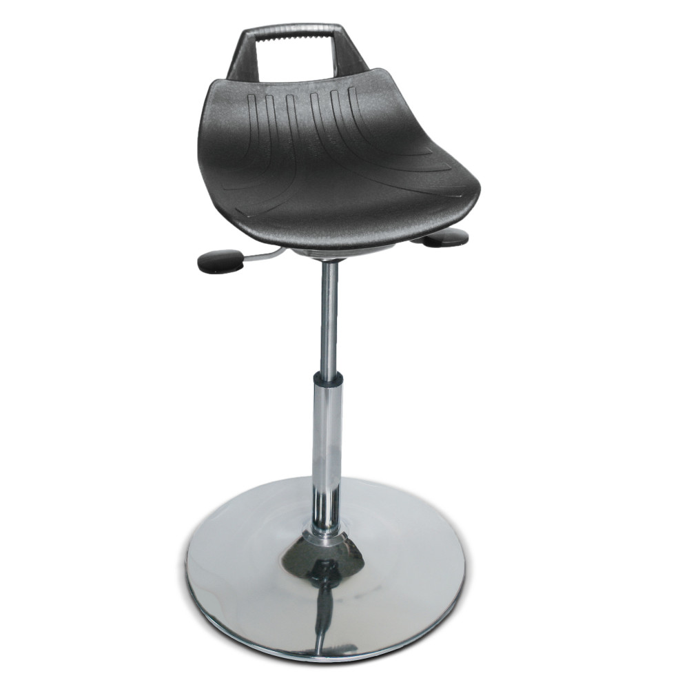 Produktabbildung: HEMMDAL Hocker Premium, PP-Sitz, Sitzhöhe 560-820 mm, Tellerfuß