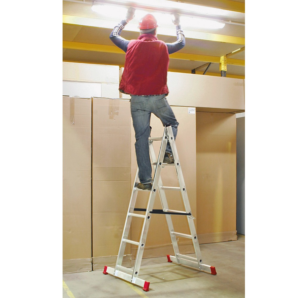 Produktabbildung Nr. 6: HEMMDAL Leitergerüst aus Aluminium 3 in 1, TK 135 kg