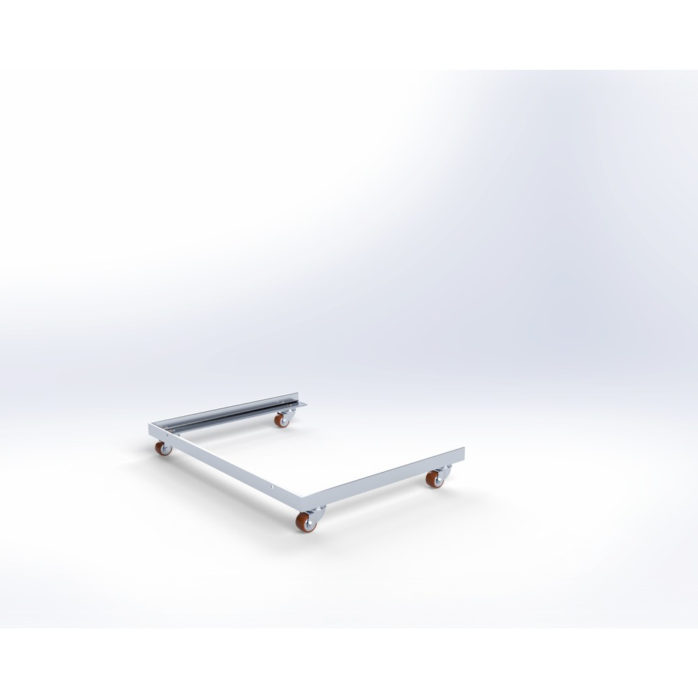 Produktabbildung: HEMMDAL Logistikroller, verzinkt, TK 450 kg, für Paletten 800 x 600 mm