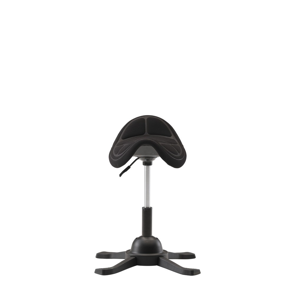 Produktabbildung Nr. 3: HEMMDAL Satteldrehhocker, Polstersitz, Sitzhöhe 480-660 mm, Bodengleiter
