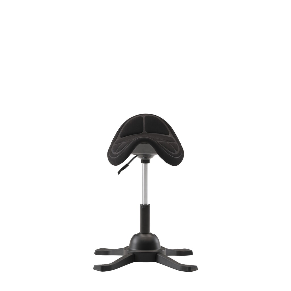 HEMMDAL Satteldrehhocker, Polstersitz, Sitzhöhe 480-660 mm, Bodengleiter Produktabbildung Nr. 3: HEMMDAL Satteldrehhocker, Polstersitz, Sitzhöhe 480-660 mm, Bodengleiter