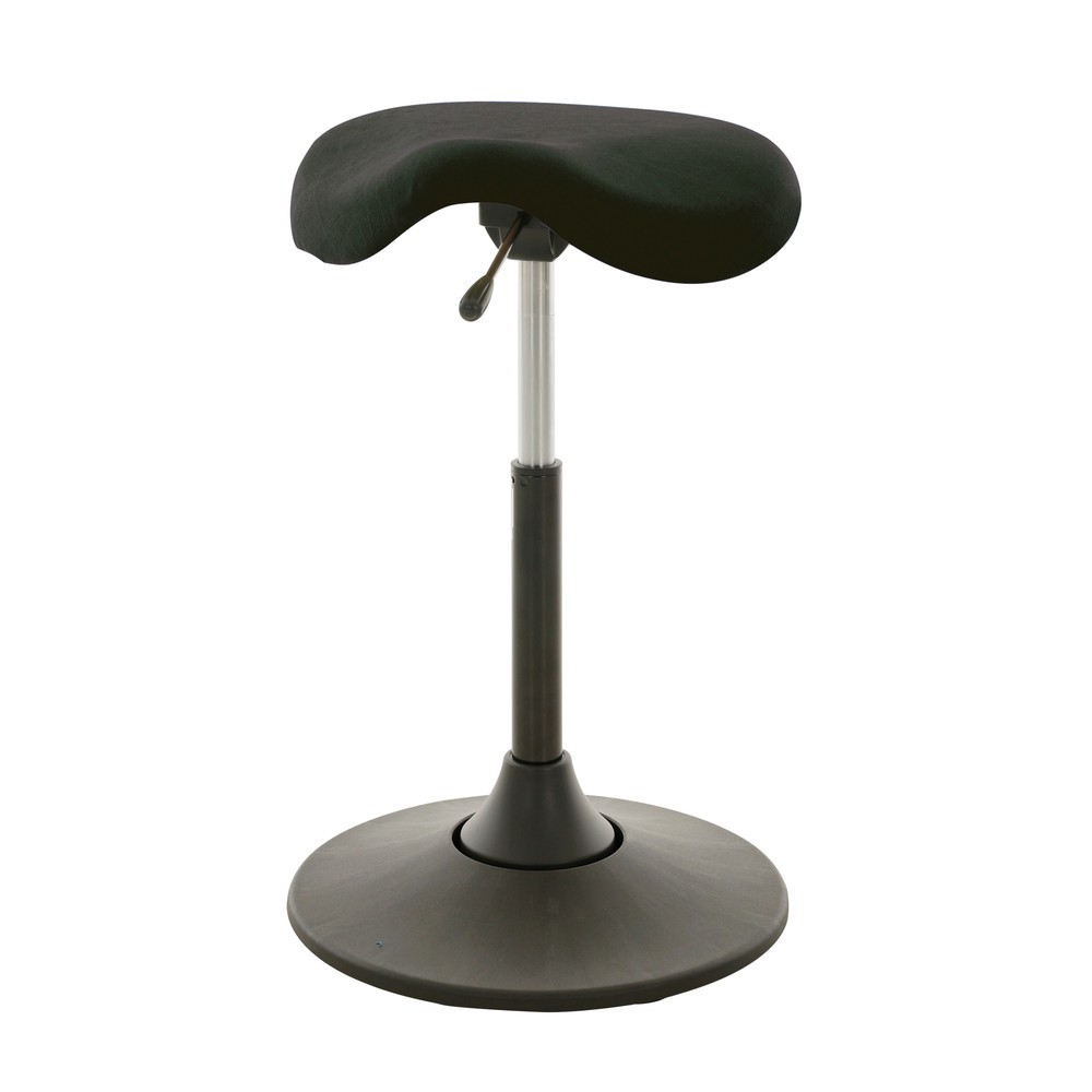Produktabbildung: HEMMDAL Sattelhocker, Kunstledersitz, Sitzhöhe 510-700 mm, Tellerfuß
