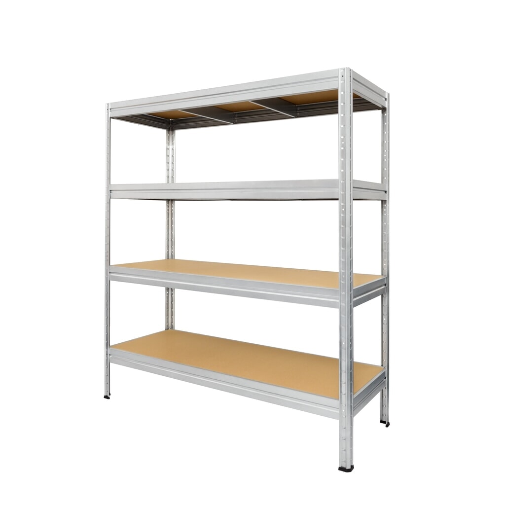 HEMMDAL Fachbodenregal galvanisiert, Fachlast 600 kg, HxBxT 1.770 x 1.200 x 450 mm Produktabbildung: HEMMDAL Fachbodenregal galvanisiert, Fachlast 600 kg, HxBxT 1.770 x 1.200 x 450 mm