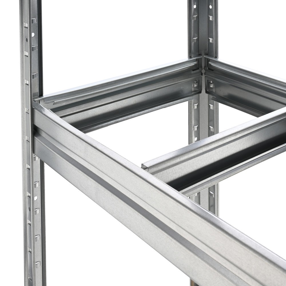 Produktabbildung Nr. 6: HEMMDAL Weitspannregal, Stecksystem, Fachlast 500 kg, galvanisiert, HxBxT 1.770 x 1.800 x 450 mm