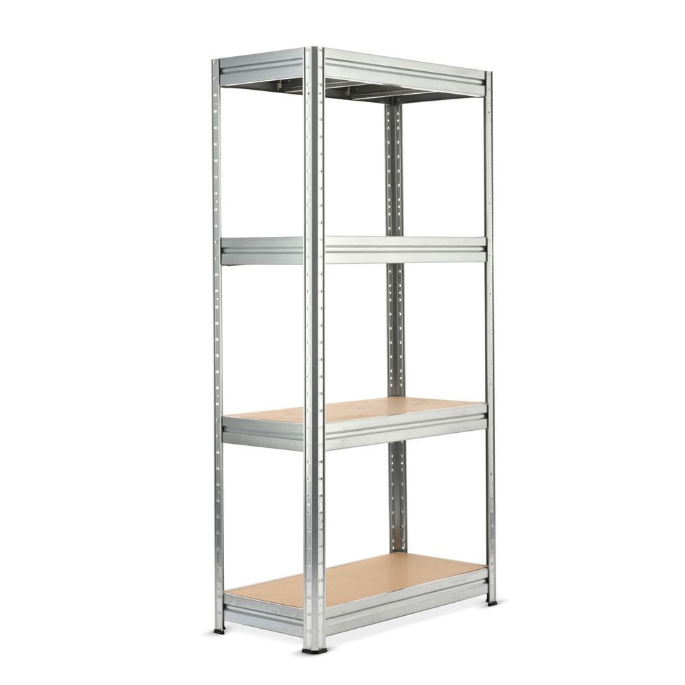 Produktabbildung: HEMMDAL Fachbodenregal galvanisiert, Fachlast 600 kg, HxBxT 1.770 x 900 x 450 mm