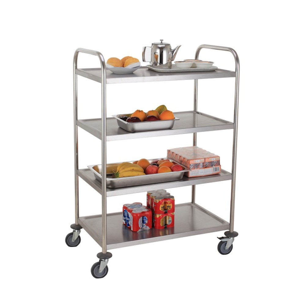 Produktabbildung Nr. 8: Servierwagen Edelstahl HEMMDAL, 4 Etagen