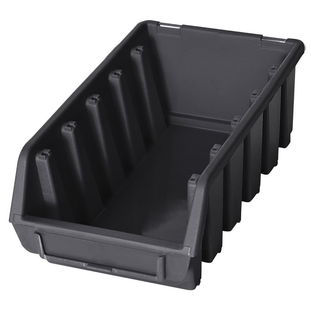 Produktabbildung: Restposten - Zwischenverkauf vorbehalten: HEMMDAL Sichtlagerkasten-Set L, HxBxT 75 x 116 x 212 mm, schwarz, 24 Stk/VE
