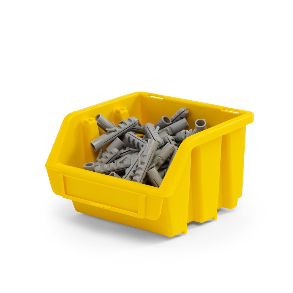 Produktabbildung Nr. 8: Restposten - Zwischenverkauf vorbehalten: HEMMDAL Sichtlagerkasten-Set S, HxBxT 75 x 116 x 112 mm, gelb, 48 Stk/VE