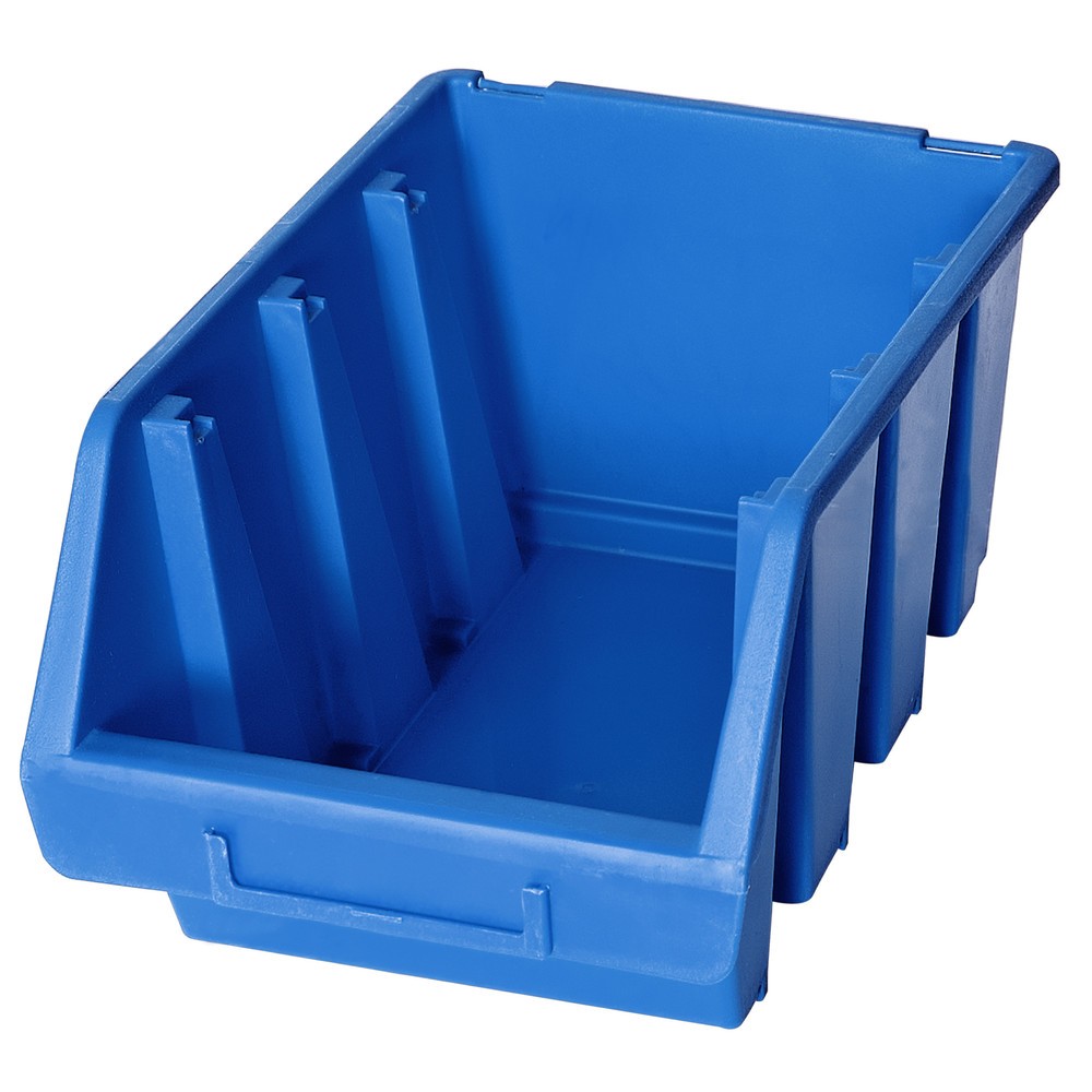Produktabbildung: HEMMDAL Sichtlagerkasten-Set XL, HxBxT 126 x 170 x 240 mm, blau, 10 Stk/VE