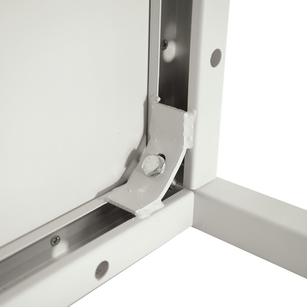 Produktabbildung Nr. 3: HEMMDAL Büro-Schreibtisch mit 4-Fuß Stalhrohrgestell, HxBxT 750 x 1.600 x 800 mm