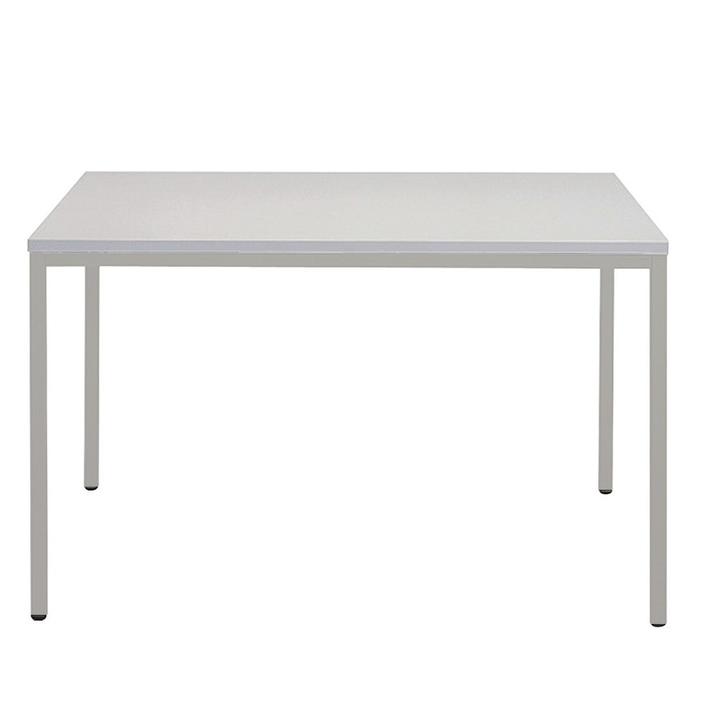 Produktabbildung: HEMMDAL Stahlrohr-Tisch, BxT 800 x 800 mm, Buche/schwarz