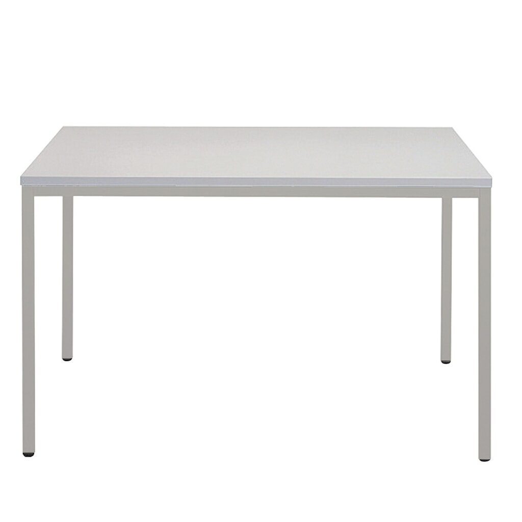 Produktabbildung: HEMMDAL Stahlrohr-Tisch, BxT 800 x 800 mm, lichtgrau