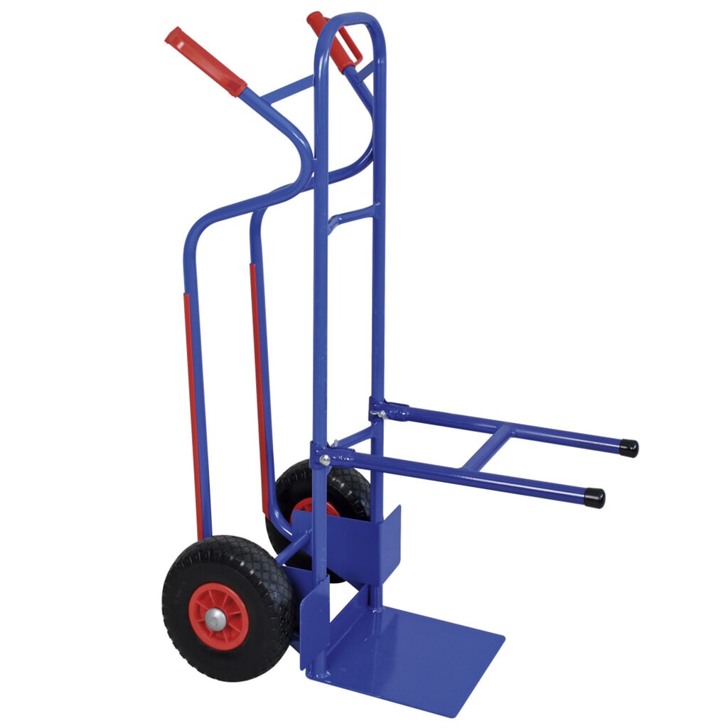 HEMMDAL Stuhlkarre, pannensichere Bereifung, TK Karre 250 kg, höhenverstellbare Stuhltragarme 70 kg Produktabbildung: HEMMDAL Stuhlkarre, pannensichere Bereifung, TK Karre 250 kg, höhenverstellbare Stuhltragarme 70 kg