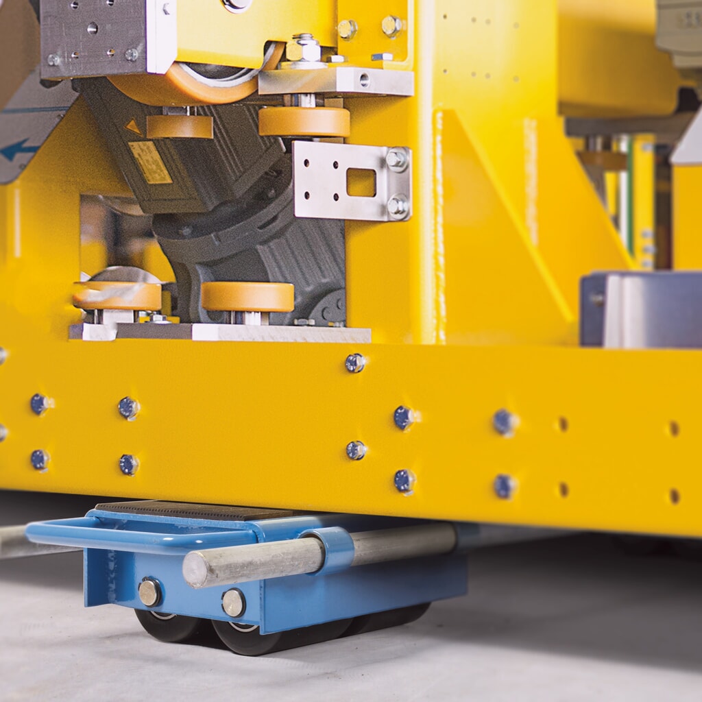 HEMMDAL Transportfahrwerk, verstellbar, Tragkraft 6.000 kg, Nylon-Bereifung Produktabbildung Nr. 4: HEMMDAL Transportfahrwerk, verstellbar, Tragkraft 6.000 kg, Nylon-Bereifung