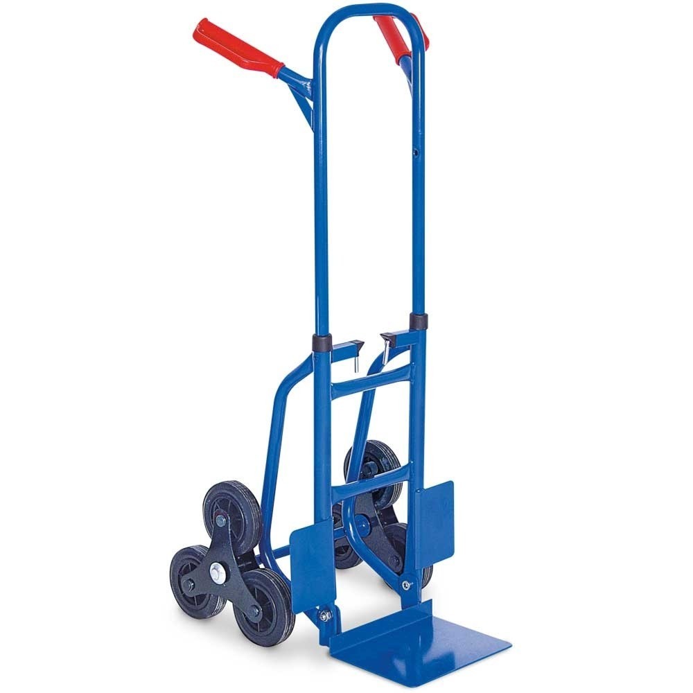Produktabbildung: HEMMDAL Treppenkarre, zusammenklappbar, TK 150 kg, Schaufel BxT 270 x 200 mm