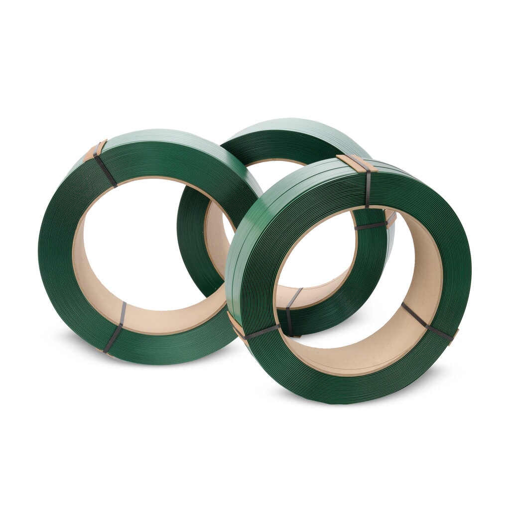 HEMMDAL PET-Umreifungsband, gewaffelt/geprägt, Kern-Ø 406 mm, hohe Zugfestigkeit, 15 mm x 1.300 lfm., Stärke 0,90 mm, Made in Germany Produktabbildung Nr. 3: HEMMDAL PET-Umreifungsband, gewaffelt/geprägt, Kern-Ø 406 mm, hohe Zugfestigkeit, 15 mm x 1.300 lfm., Stärke 0,90 mm, Made in Germany