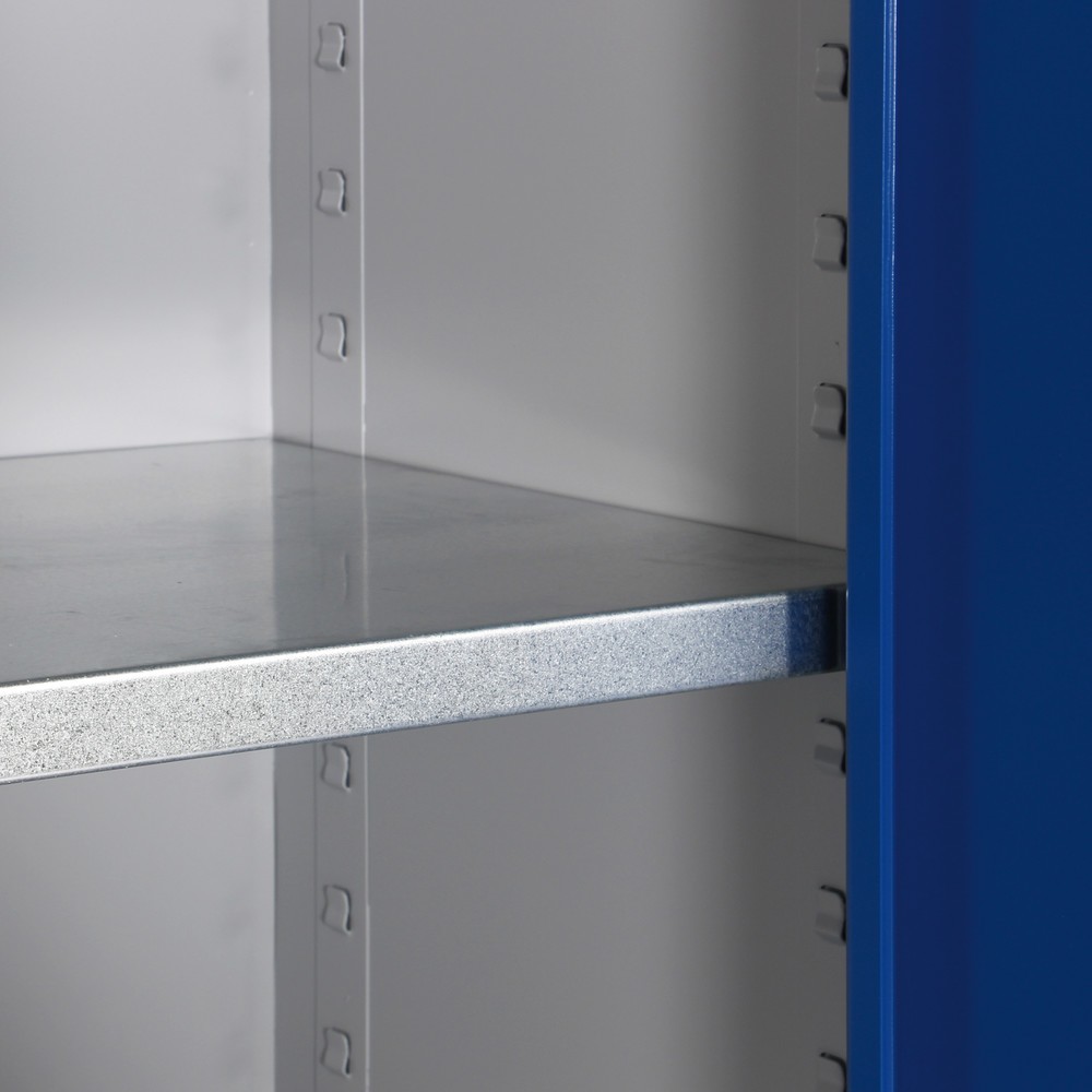 Produktabbildung Nr. 4: HEMMDAL Werkstatt-Flügeltürschrank, HxBxT 1.800 x 800 x 380 mm, lichtgrau/enzianblau