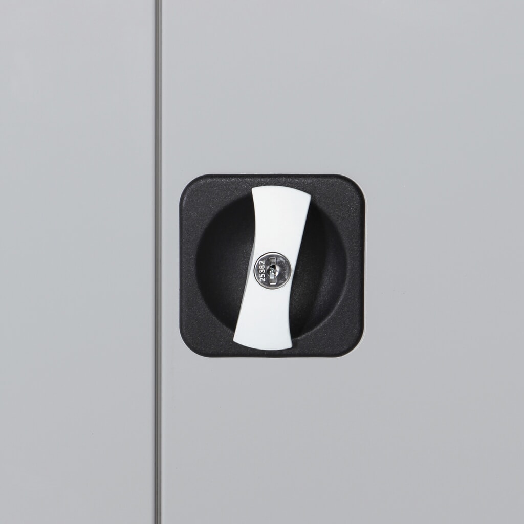 HEMMDAL Flügeltürschrank, 2 OH, Breite 800 mm, lichtgrau Produktabbildung Nr. 2: HEMMDAL Flügeltürschrank, 2 OH, Breite 800 mm, lichtgrau
