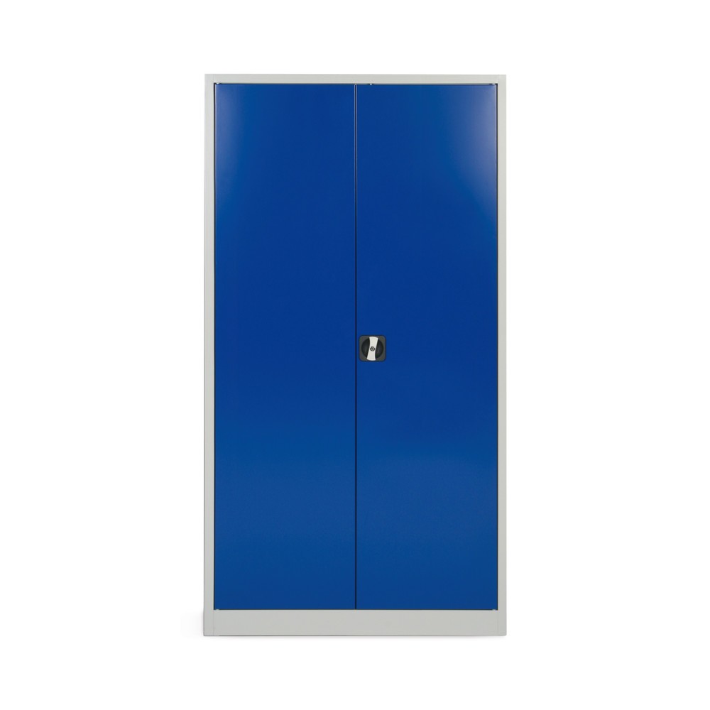 Produktabbildung Nr. 7: HEMMDAL Werkstatt-Flügeltürschrank, HxBxT 1.800 x 800 x 380 mm, lichtgrau/enzianblau