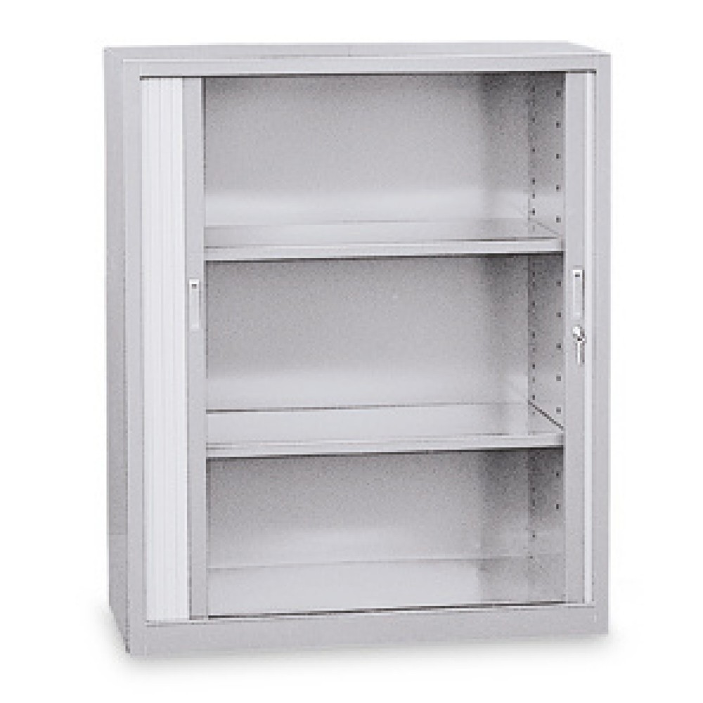 Produktabbildung: HEMMDAL Werkstatt-Rollladenschrank, HxBxT 1.050 x 1.200 x 460 mm, Böden lichtgrau