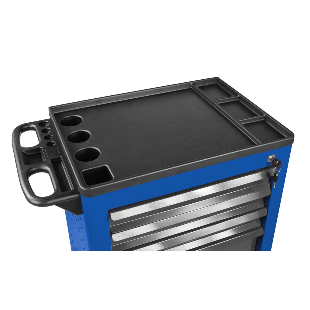 HEMMDAL Werkstattwagen, inkl. 115-teiligem Werkzeugsortiment, blau Produktabbildung Nr. 2: HEMMDAL Werkstattwagen, inkl. 115-teiligem Werkzeugsortiment, blau