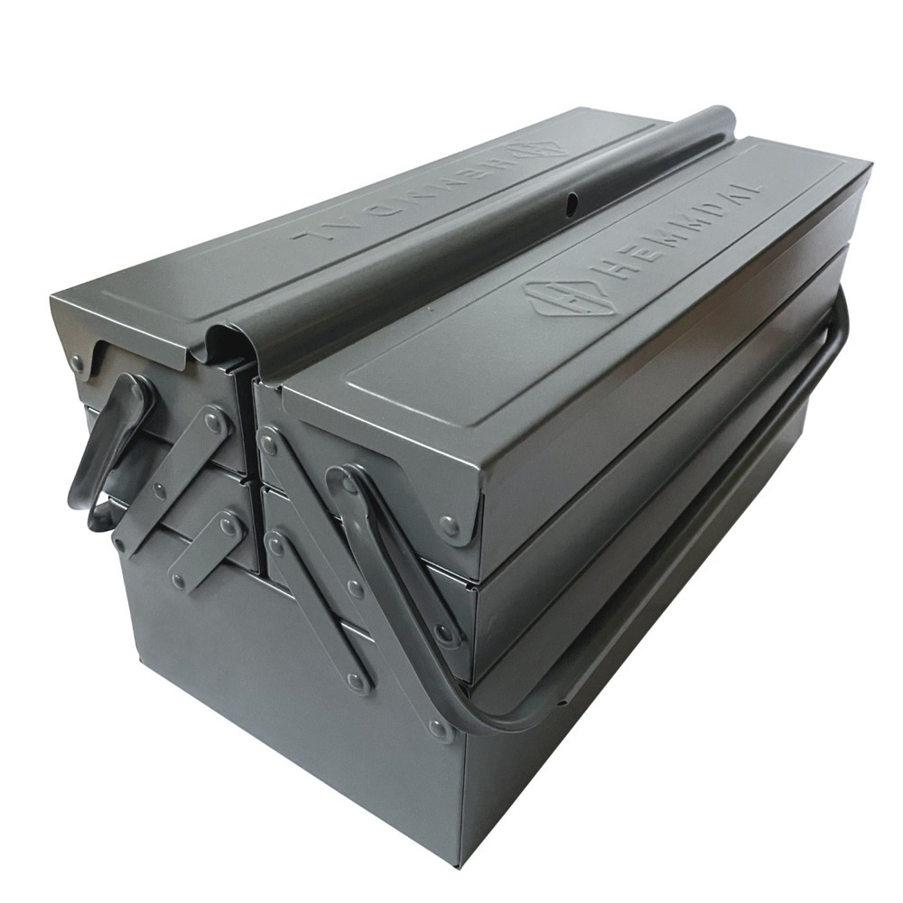 Produktabbildung Nr. 4: HEMMDAL Werkzeugkasten leer, anthrazit – 45 x 22 x 22 cm – Made in EU