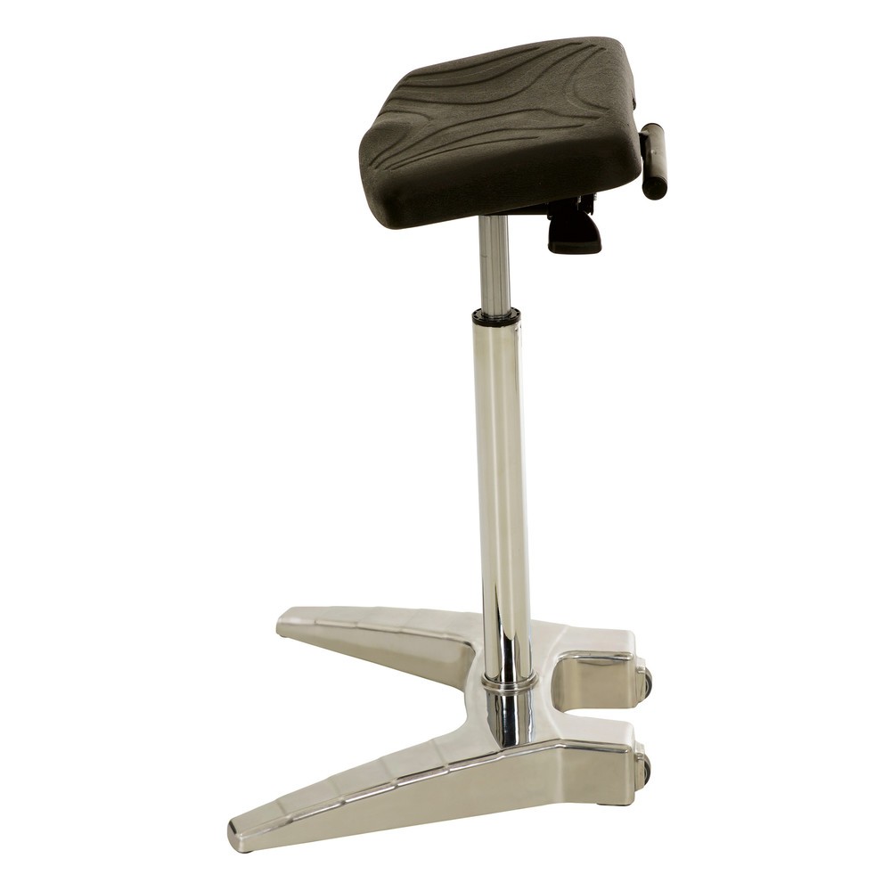 Produktabbildung Nr. 3: HEMMDAL XXL-Stehhilfe, PU-Sitz extrabreit + Tragegriff, Sitzhöhe 700-880 mm