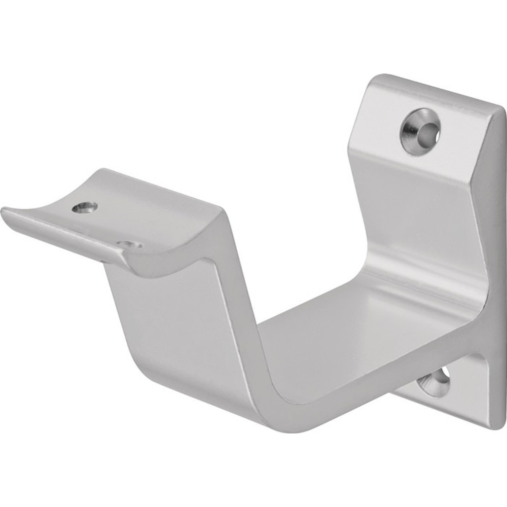 Produktabbildung: HERMETA Handlaufträger 3552, Aluminium silberfarbig eloxiert, gewölbte Auflage