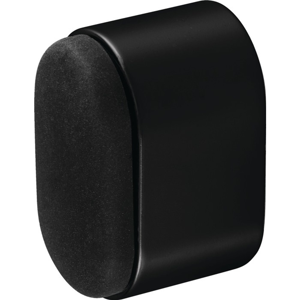 Produktabbildung: HERMETA Wandtürpuffer 4700 / 4702 / 4704, Länge 25 mm, Aluminium schwarz eloxiert
