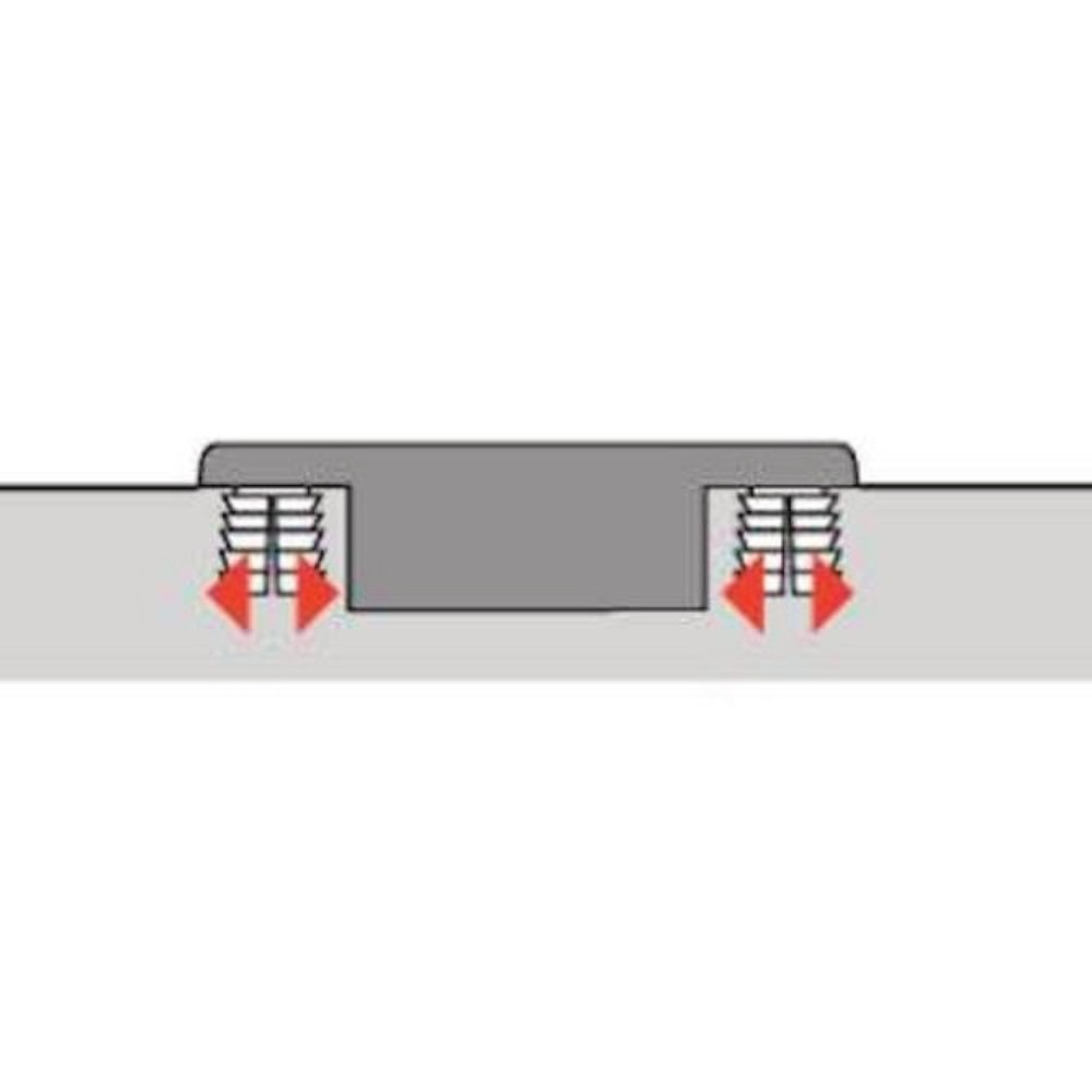 Produktabbildung Nr. 5: HETTICH Weitwinkelscharnier Sensys 8657i, vorliegendSchnellmontage Flash, TH 54, vernickelt