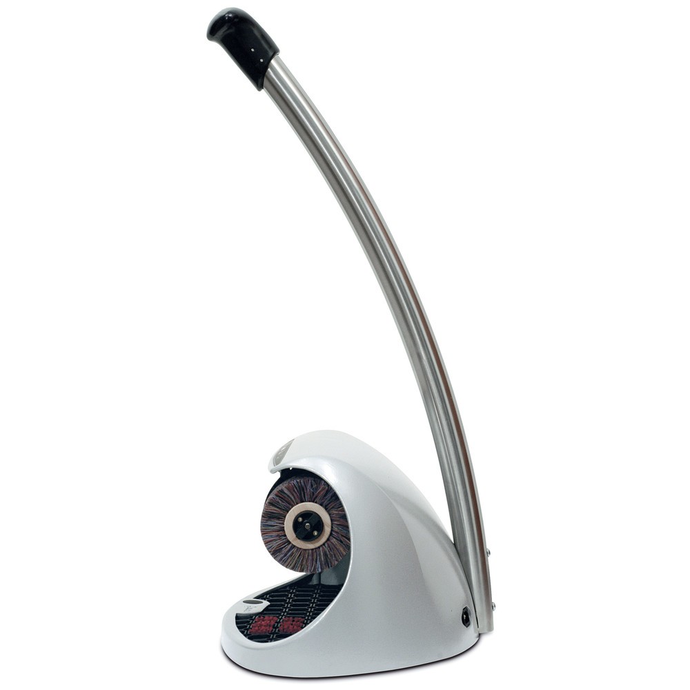 Produktabbildung: Heute Schuhputzmaschine Cosmo Plus mit Haltestange, weißaluminium