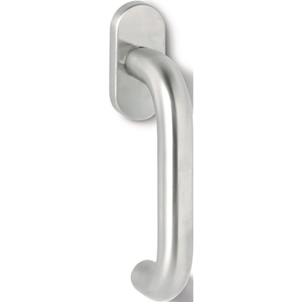 Produktabbildung: HEWI Fenstergriff 111XAFG, 30 mm, Edelstahl matt, Standard