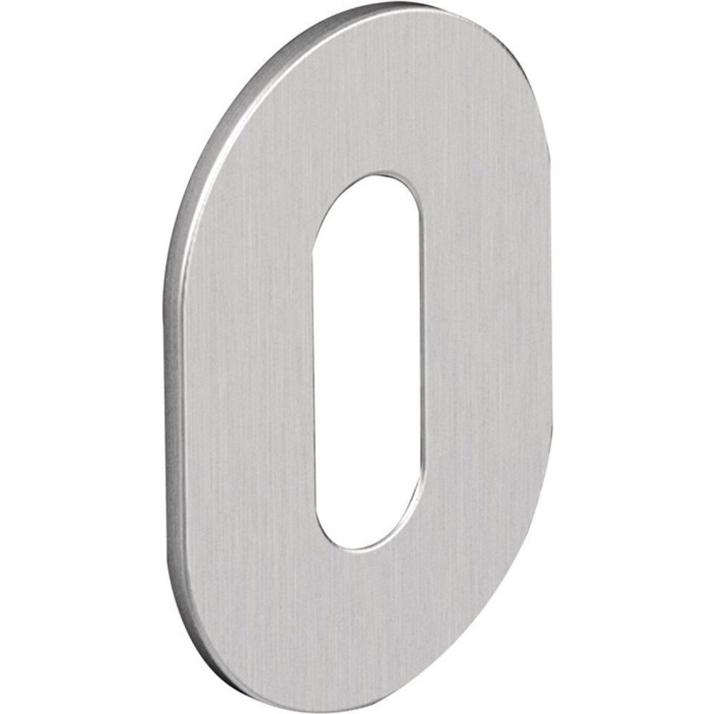 Produktabbildung: HEWI Schlüsselrosetten-Paar 306XAM, Schildstärke 1,5 mm BB, Edelstahl XA, oval