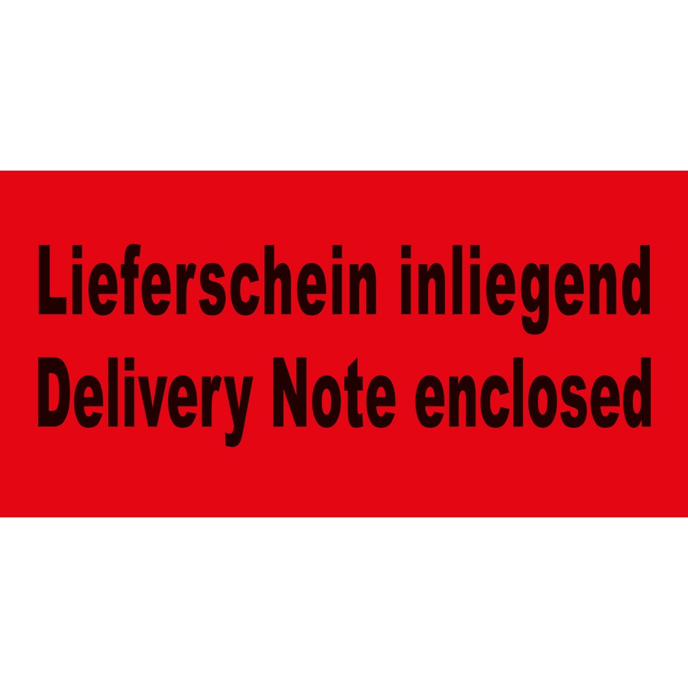 Produktabbildung Nr. 2: Hinweisetikett "Lieferschein inliegend", LxB 145 x 70 mm, 1 Rolle á 1.000 Stück