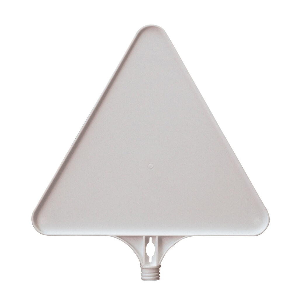 Produktabbildung: Hinweisschild blanko, Dreieck, Seitenlänge 390 mm