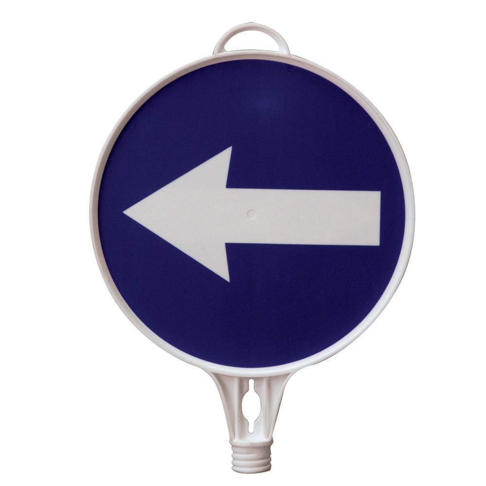 Produktabbildung: Hinweisschild Richtungspfeil, links, rund, ø 280 mm