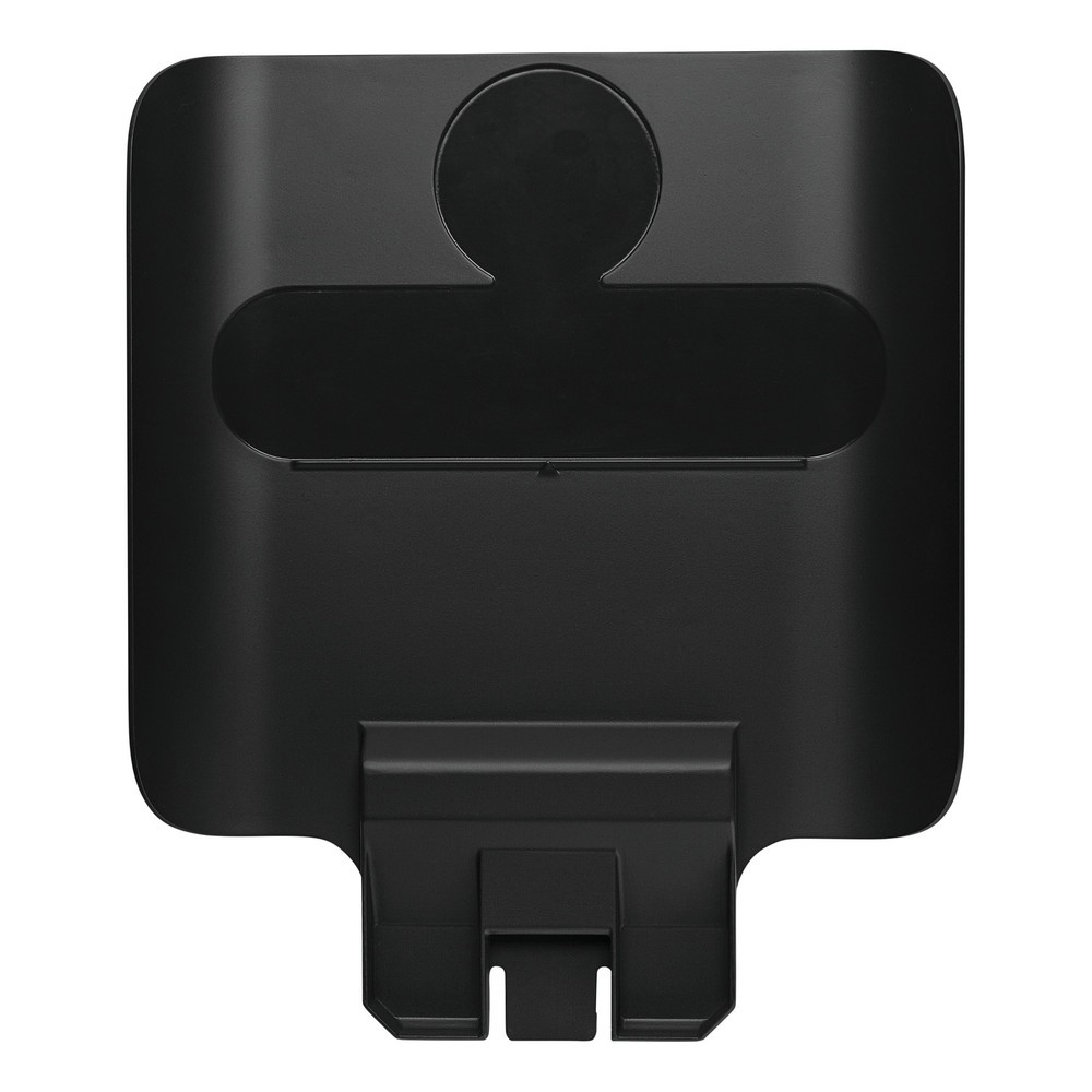 Produktabbildung: Hinweistafel für Rubbermaid® Slim Jim Recycling-Station, schwarz