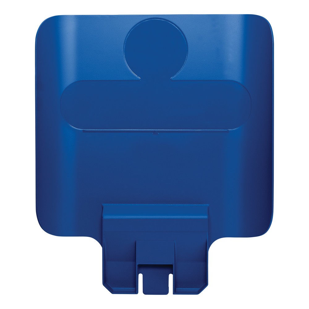 Produktabbildung Nr. 1: Hinweistafel für Rubbermaid® Slim Jim Recycling-Station, blau