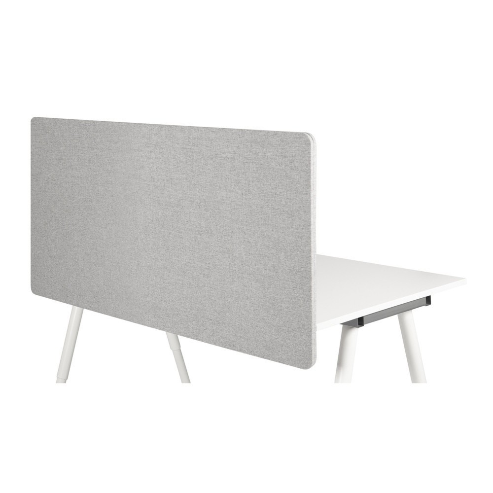 Produktabbildung Nr. 2: hjh OFFICE Akustik Tischtrennwand FLEXMIUT D 120 cm, hellgrau
